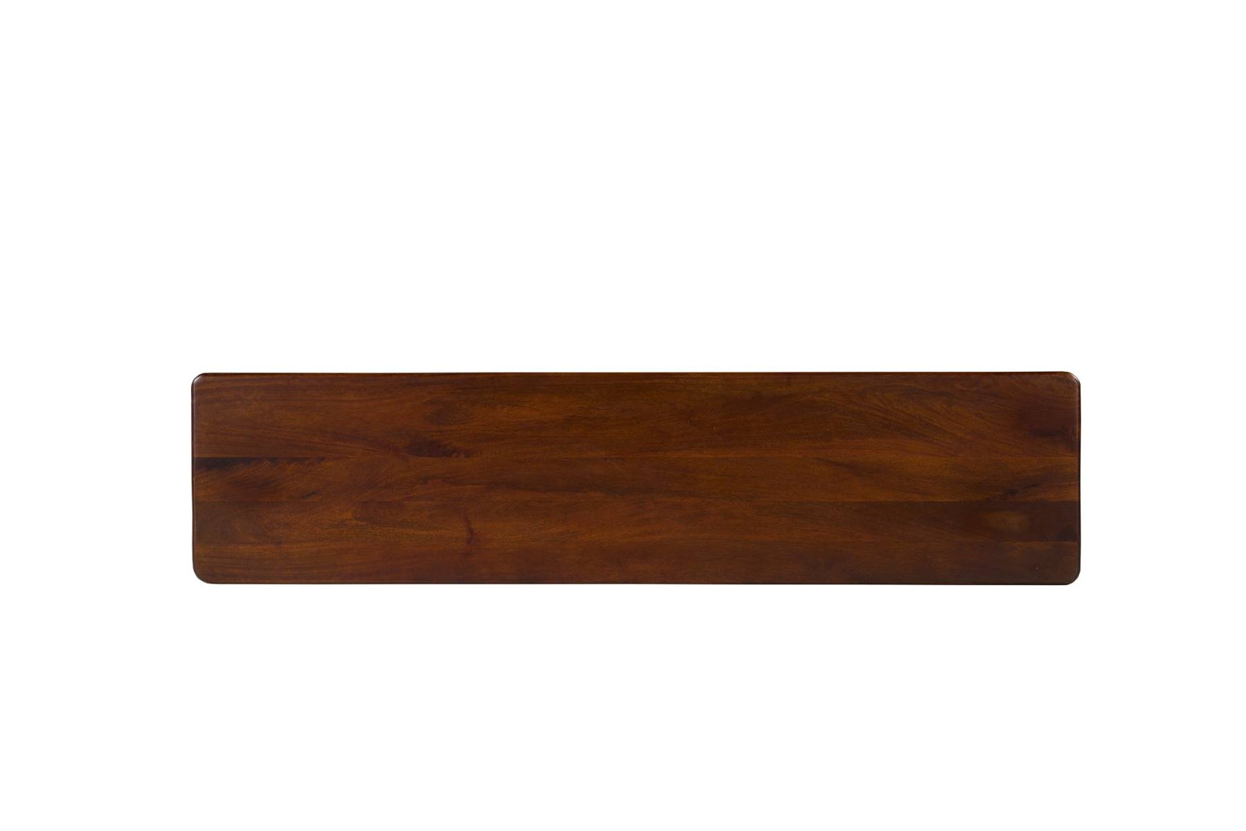 Table à manger + 2 bancs en bois de manguier Riven