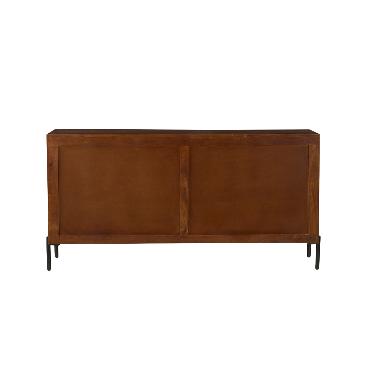 Buffet 4 portes en bois de manguier et métal Nayeli