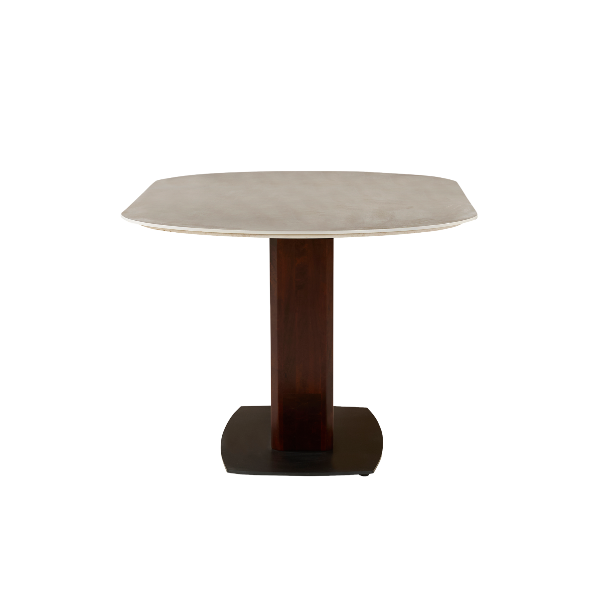 Table à manger en bois de manguier et en céramique Aydena
