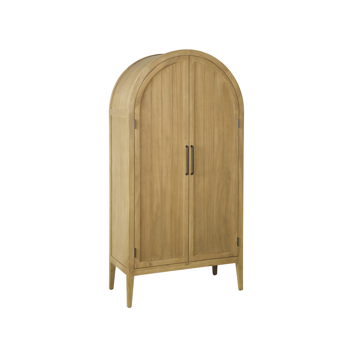 Armoire arrondie en bois d'orme Alicia