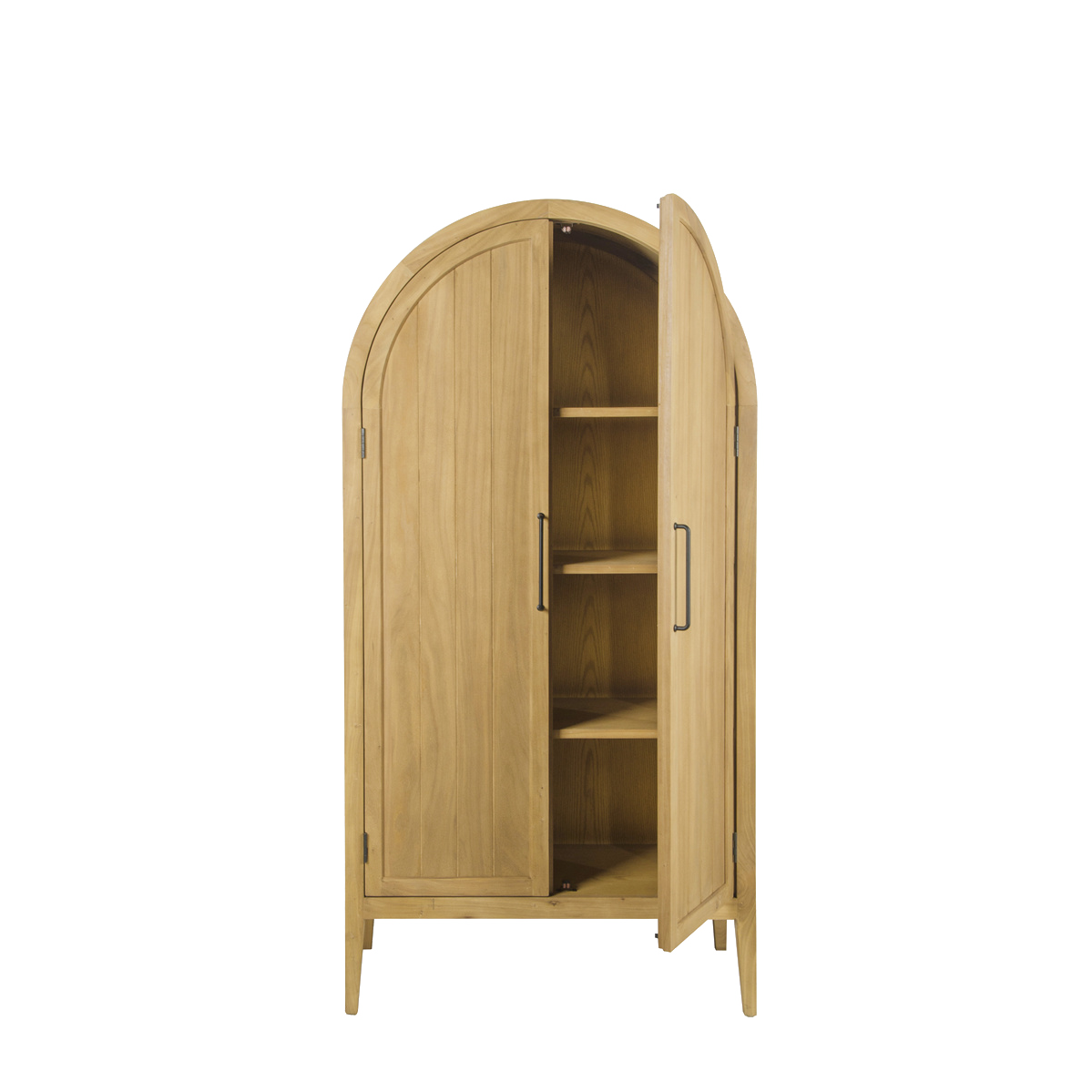 Armoire arrondie en bois de orme Alicia