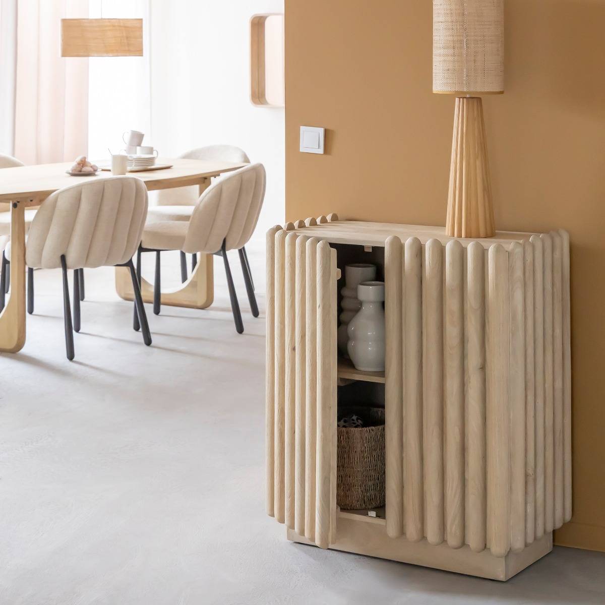 Buffet haut en bois de manguier Avery