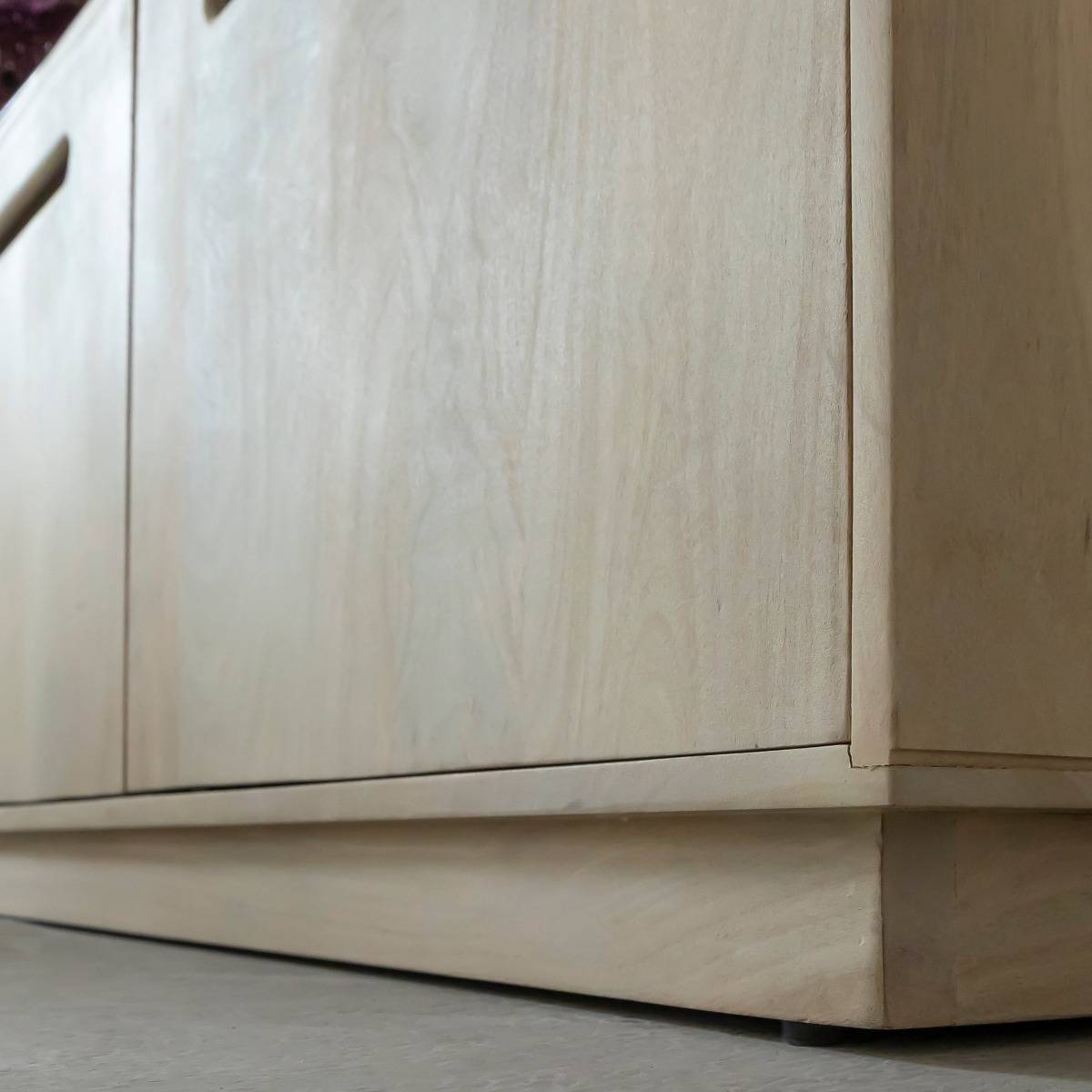 Meuble TV 3 portes en bois de manguier Roni