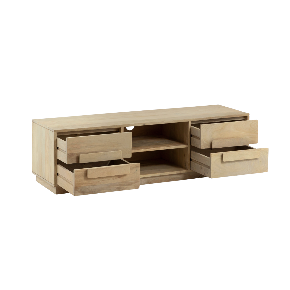 Meuble TV en bois de manguier Lioris