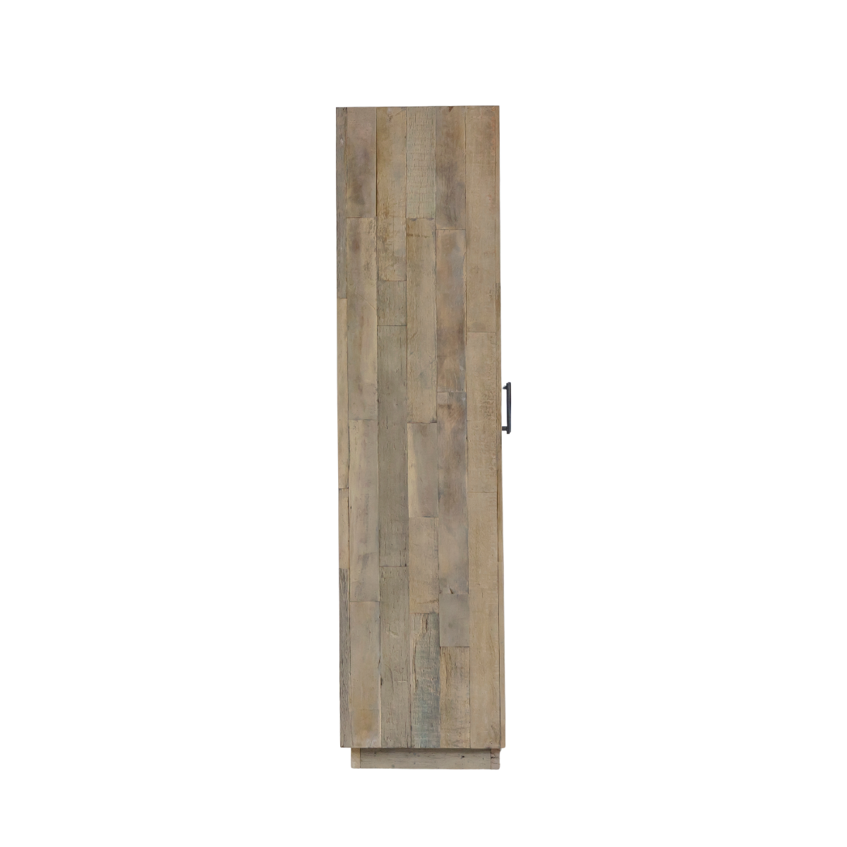 Vitrine en bois recyclé et marbre Damian
