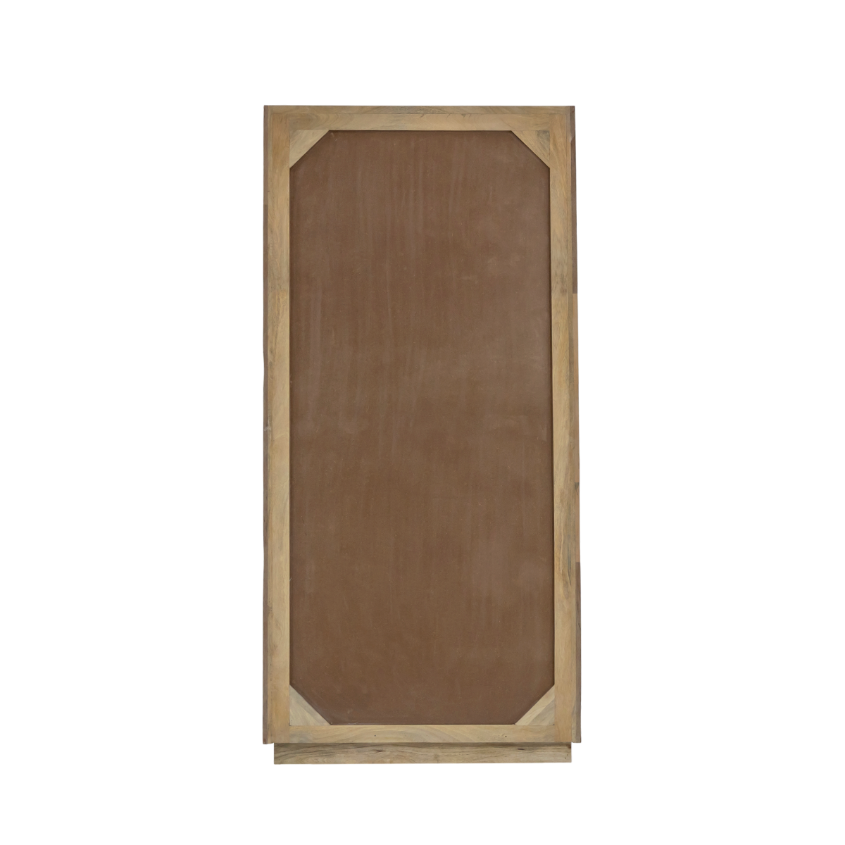 Vitrine en bois recyclé et marbre Damian