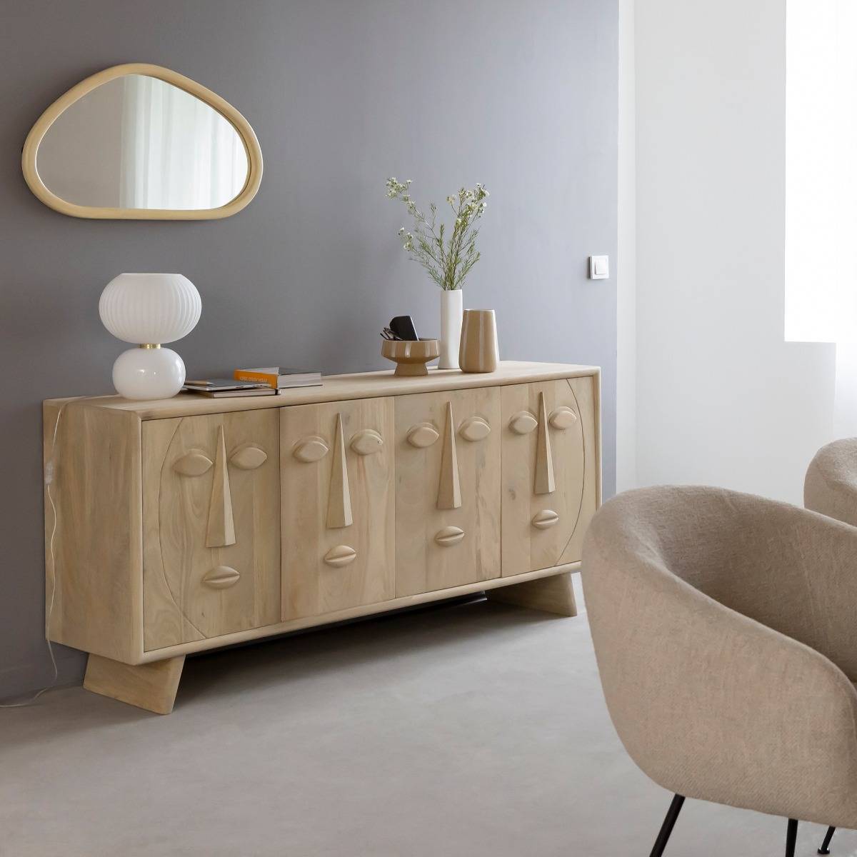 Buffet en bois de manguier Facia