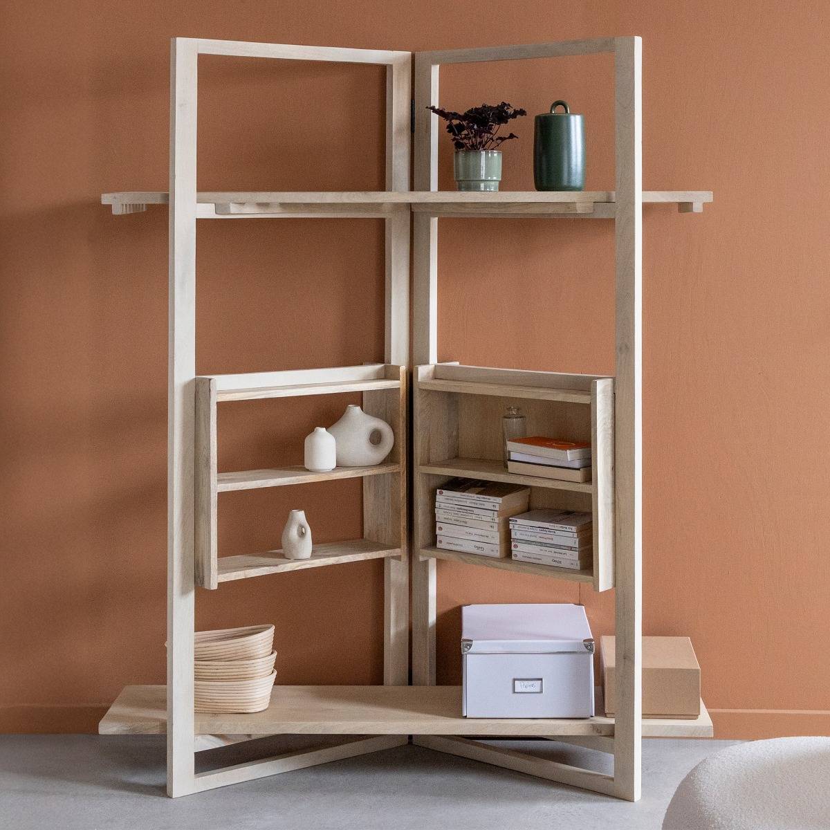 Etagère sur pieds en bois de manguier Tara