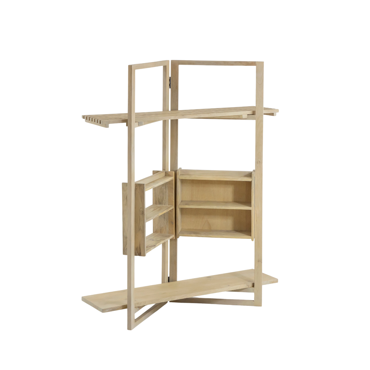 Etagère sur pieds en bois de manguier Aëlys
