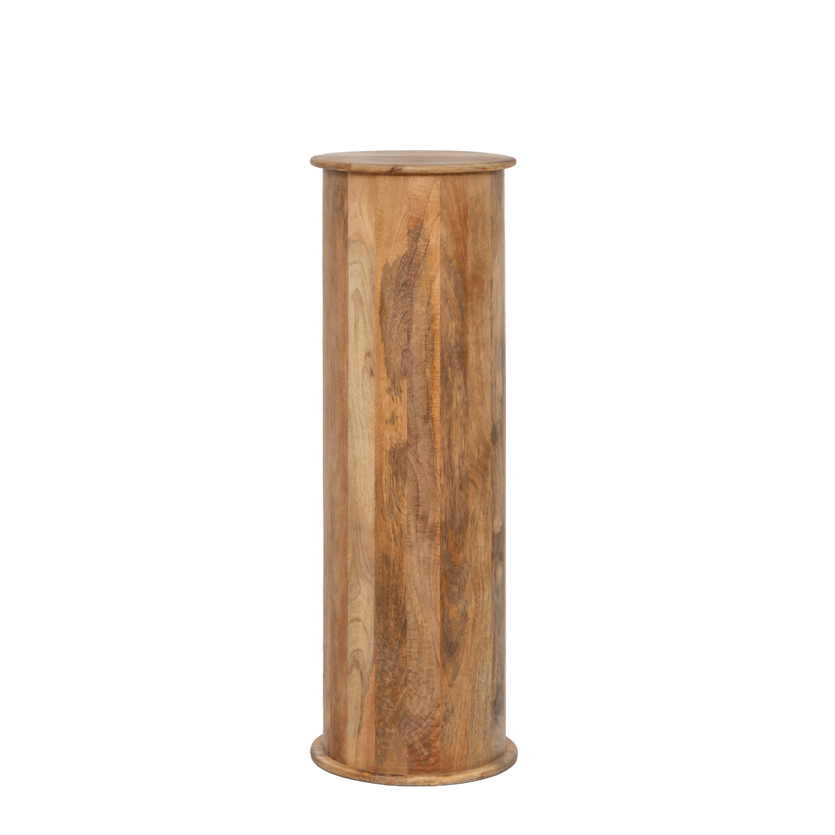 Chiffonnier rond en bois de manguier Maëva