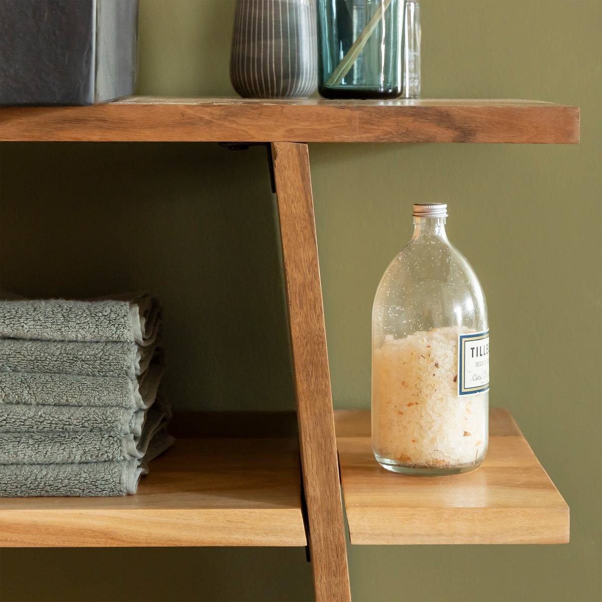 Meuble de salle de bain en bois recyclé Corin