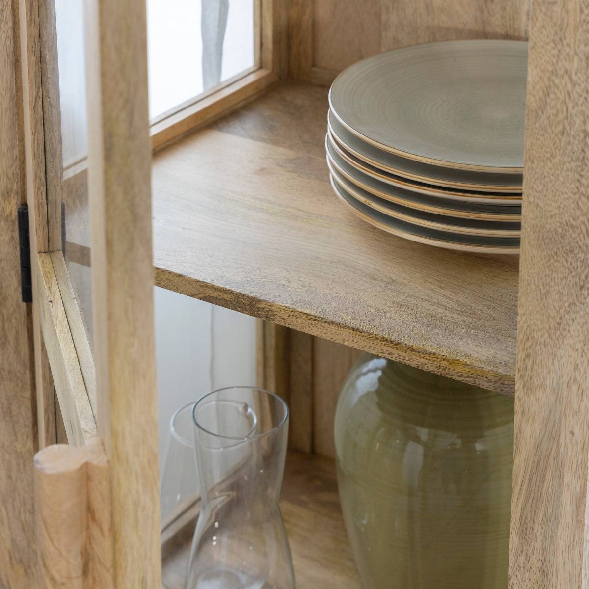 Vitrine en bois de manguier Juliet
