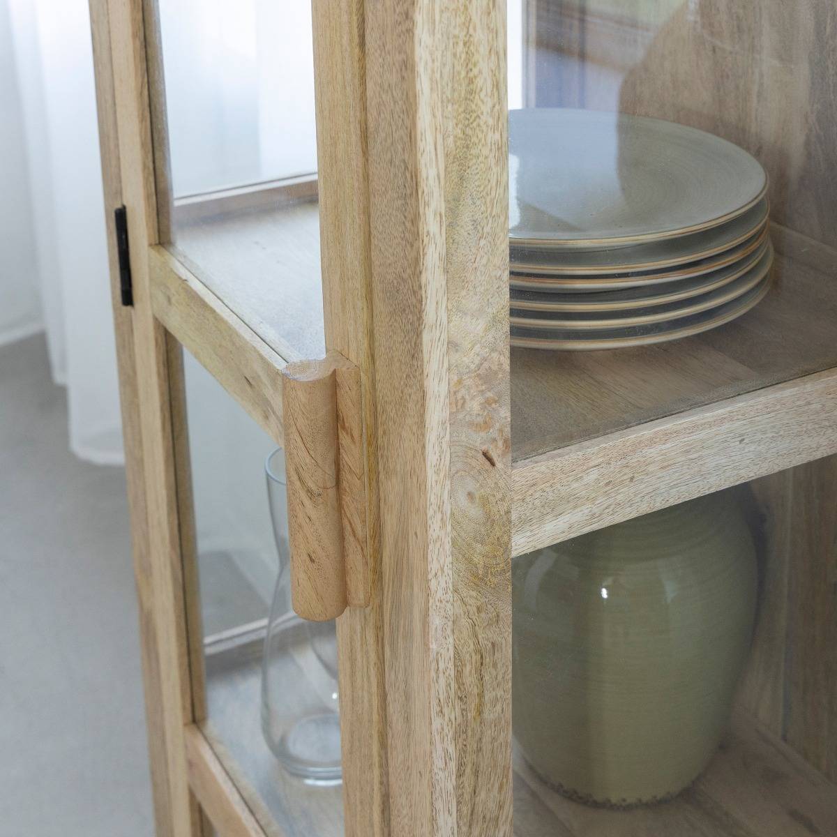 Vitrine en bois de manguier Juliet