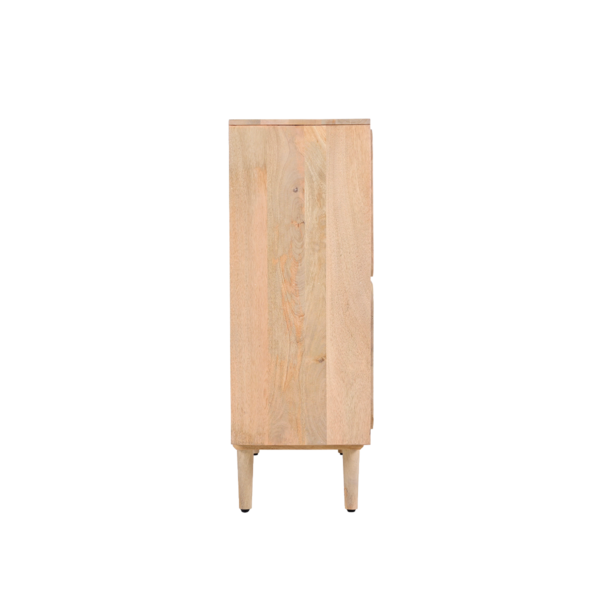 Buffet haut en bois de manguier clair Vivienne