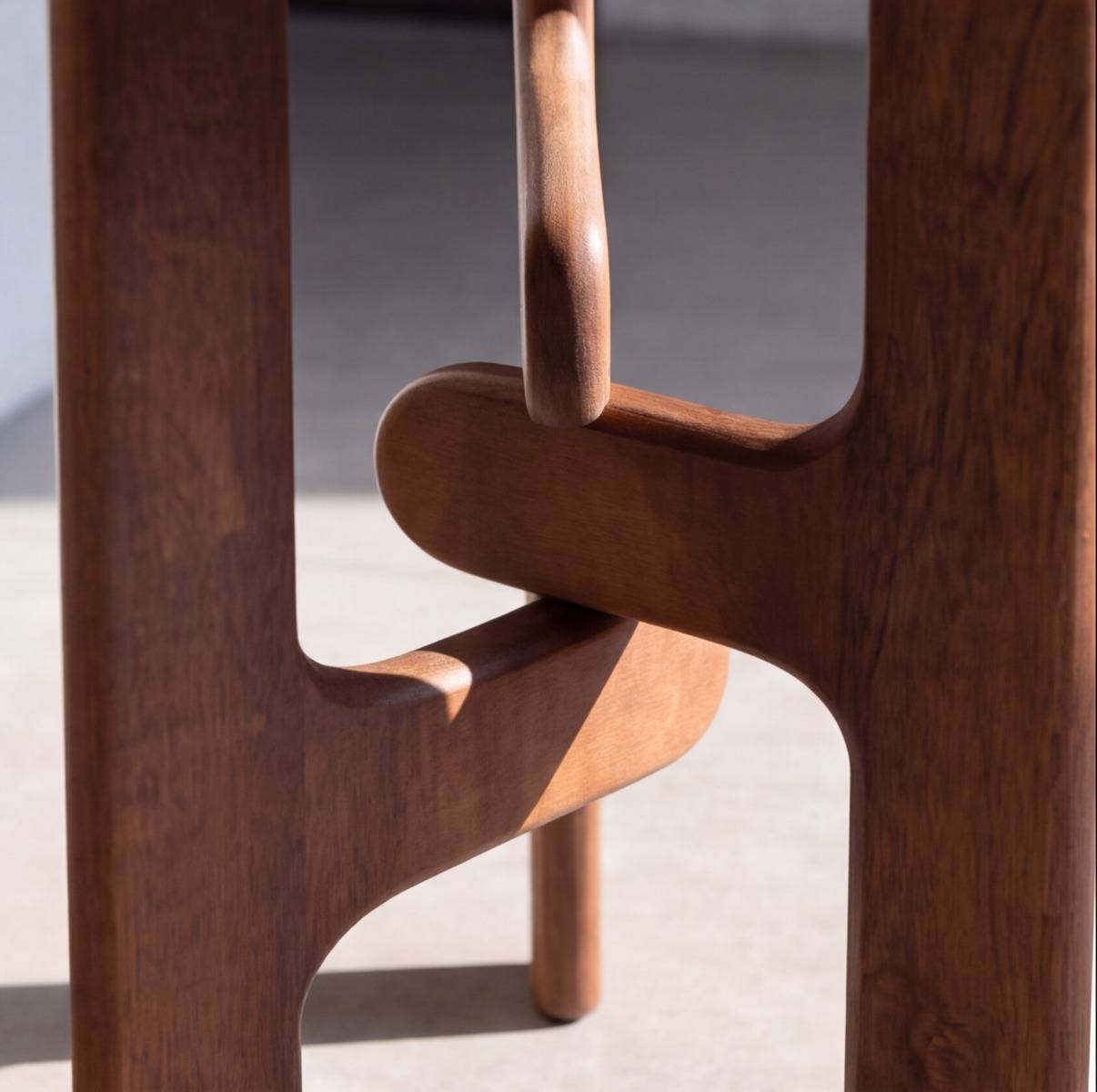 Tabouret en bois de manguier Mylae