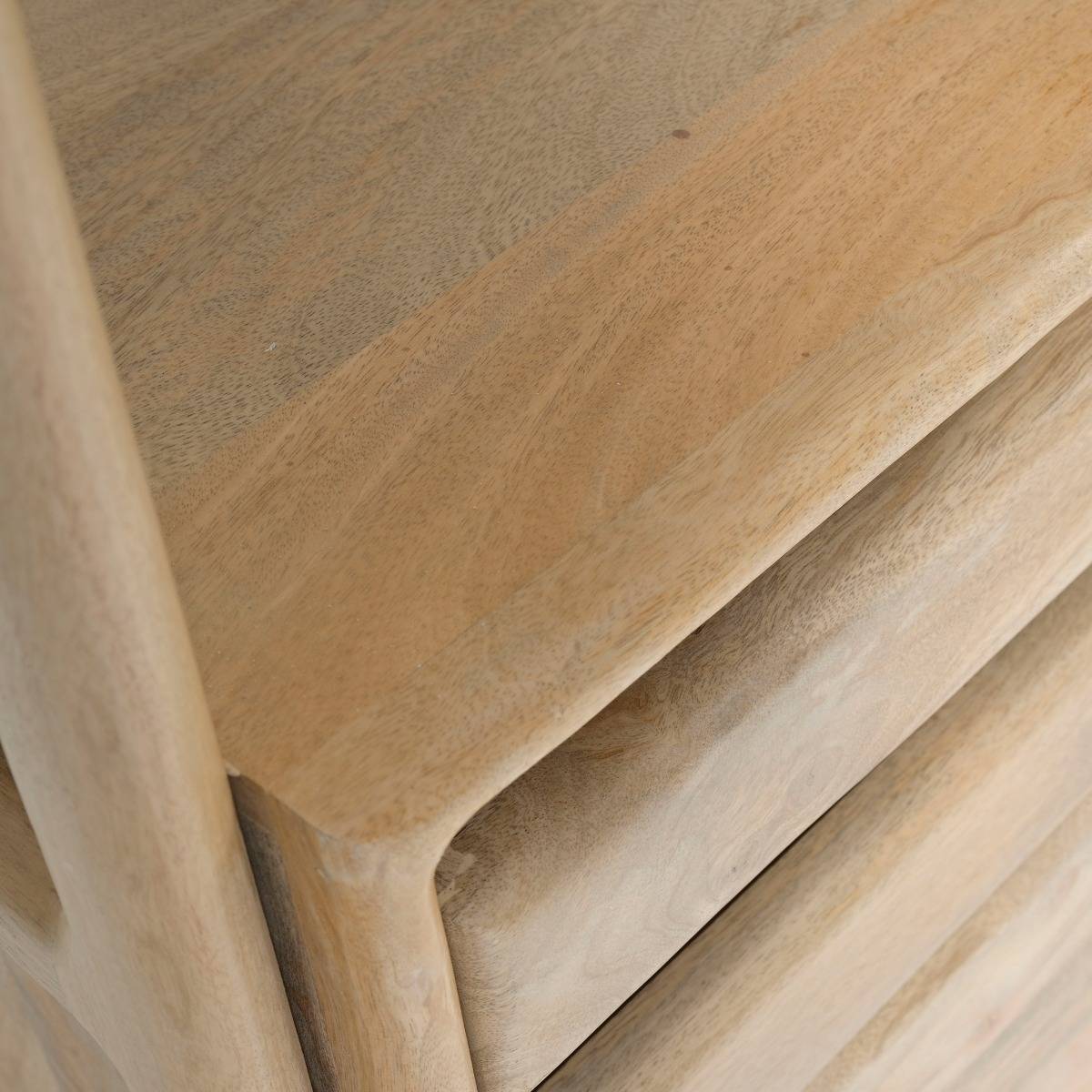 Vaisselier en bois de manguier clair Justine