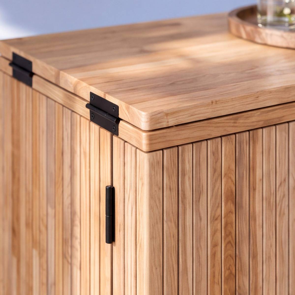 Bar en bois de manguier Ylena