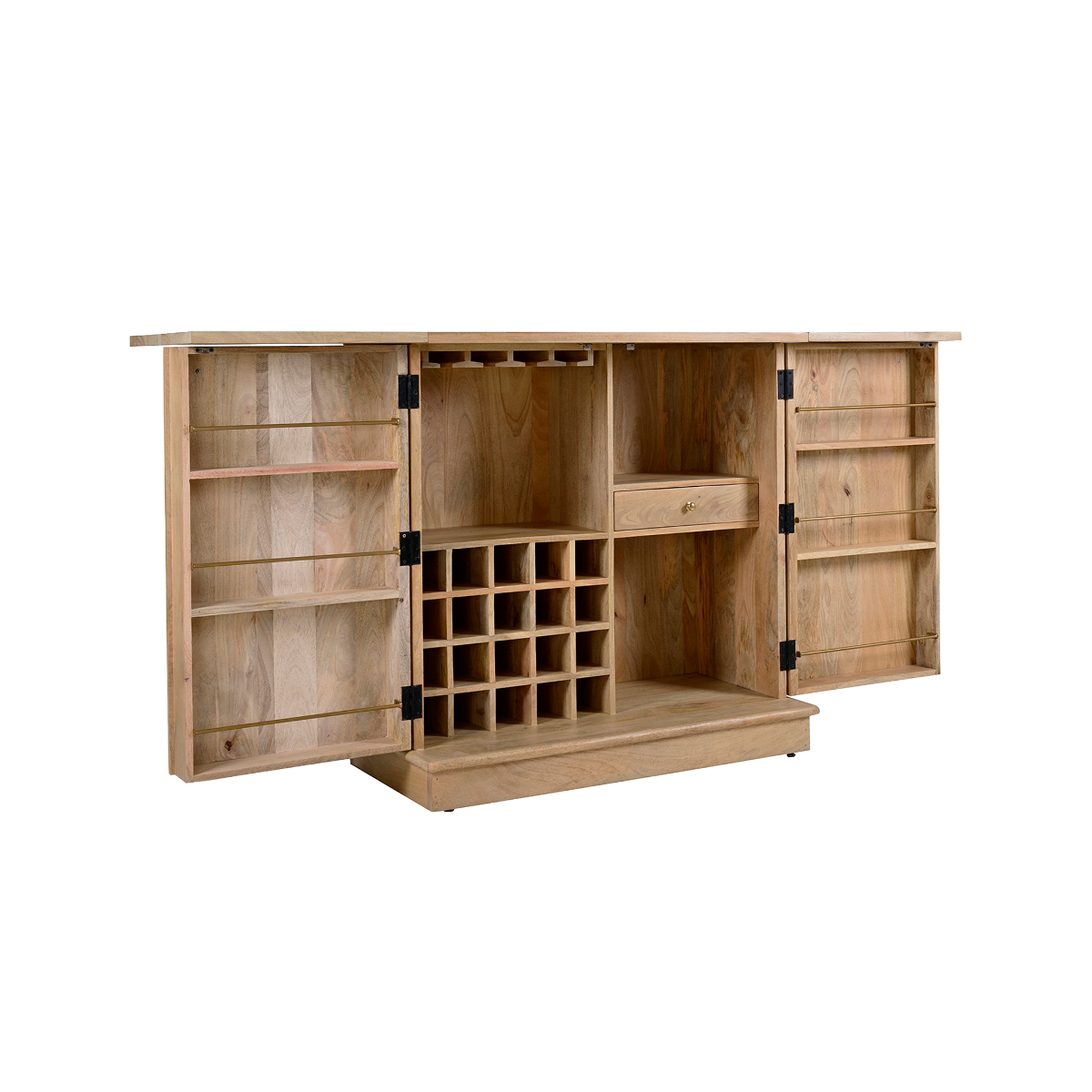 Bar en bois de manguier Ylena