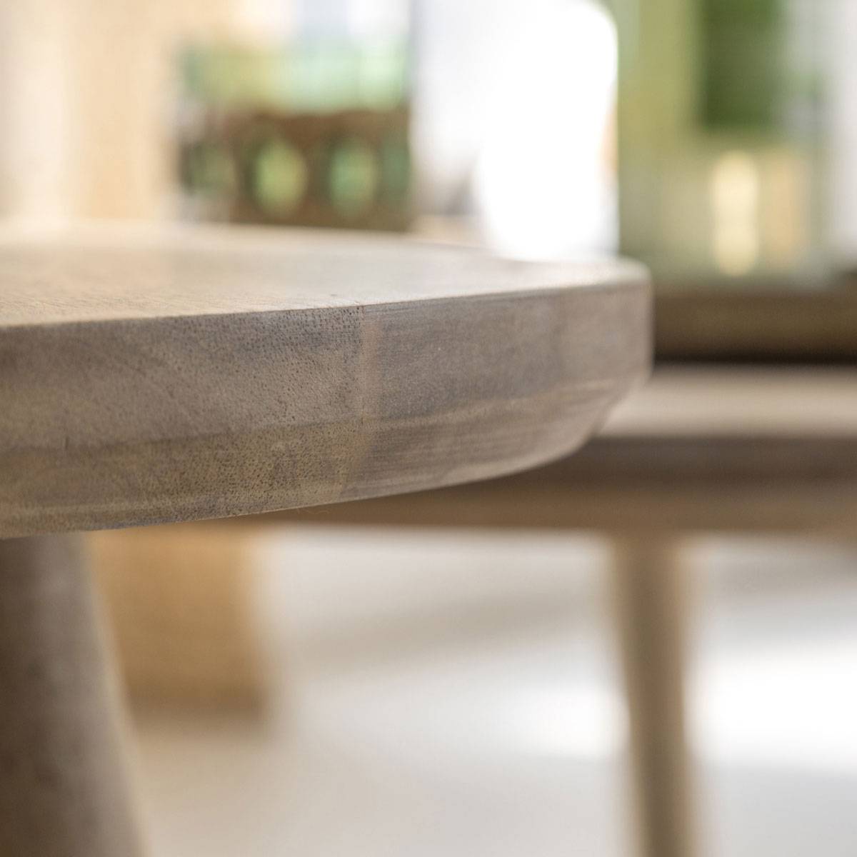 Table basse gigogne en bois de manguier Mykonos