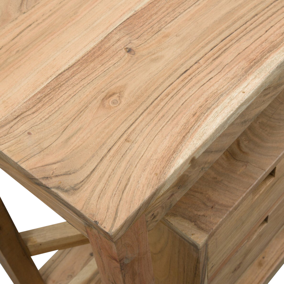 Table chevet bois massif acacia 