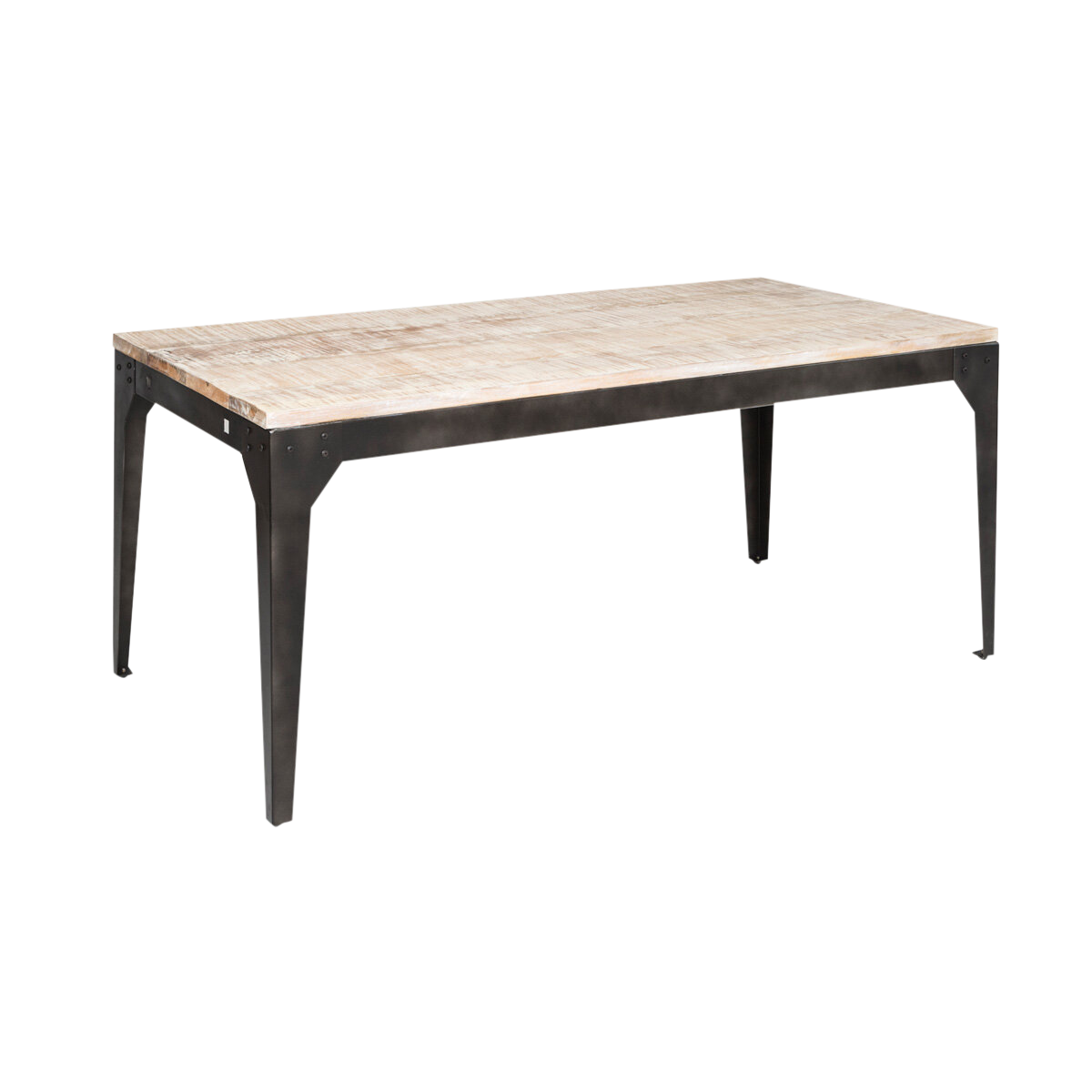 table industrielle grise