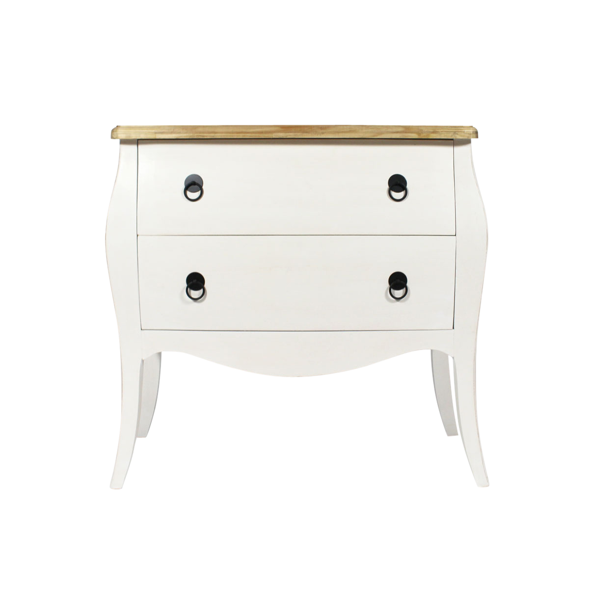 Commode blanche baroque
