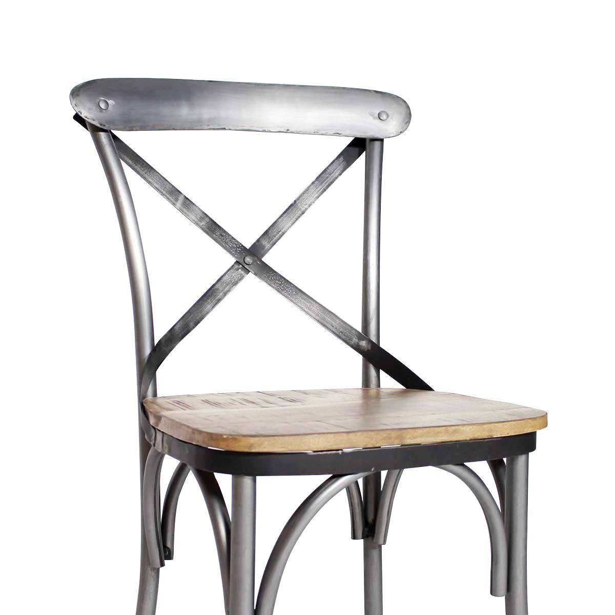 chaise industrielle vintage