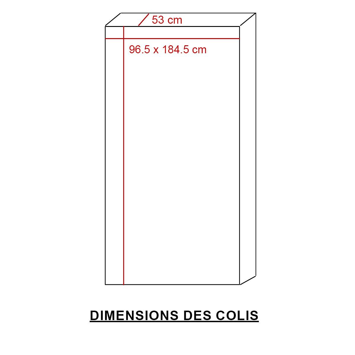 Vitrine dimensions colis 