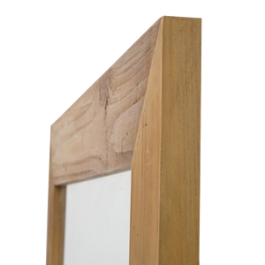 grand miroir bois clayette
