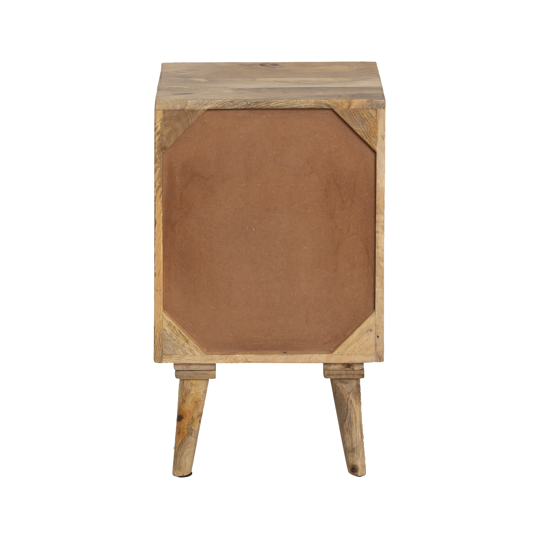 Table de chevet en bois de manguier 4 tiroirs Maëva