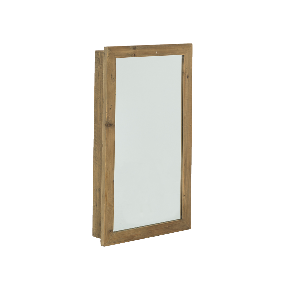 Miroir coffret en bois recyclé AuthentiQ