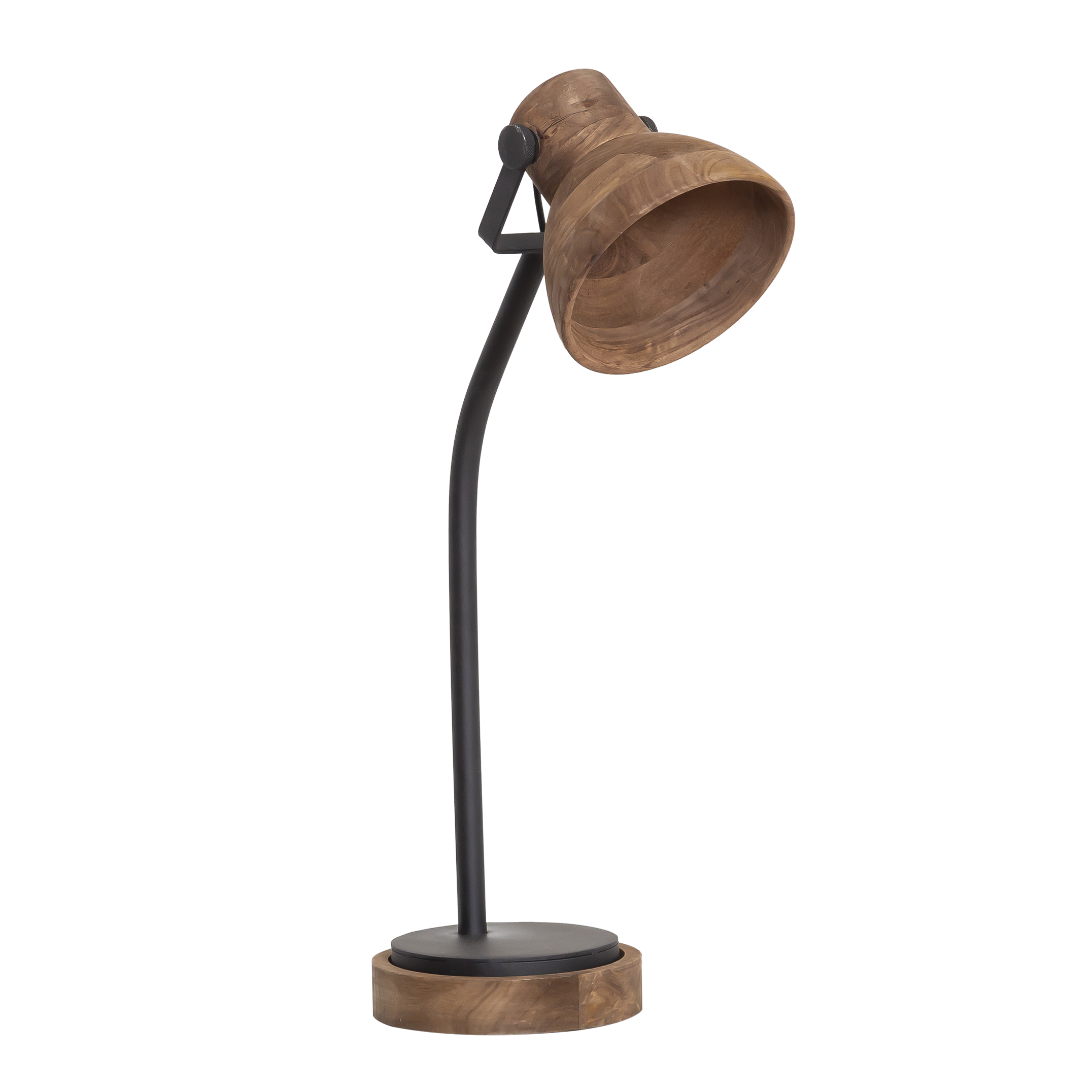 Lampe à poser rotin lampe d'appoint noir lampe de salon lampe de bureau  rétro, métal