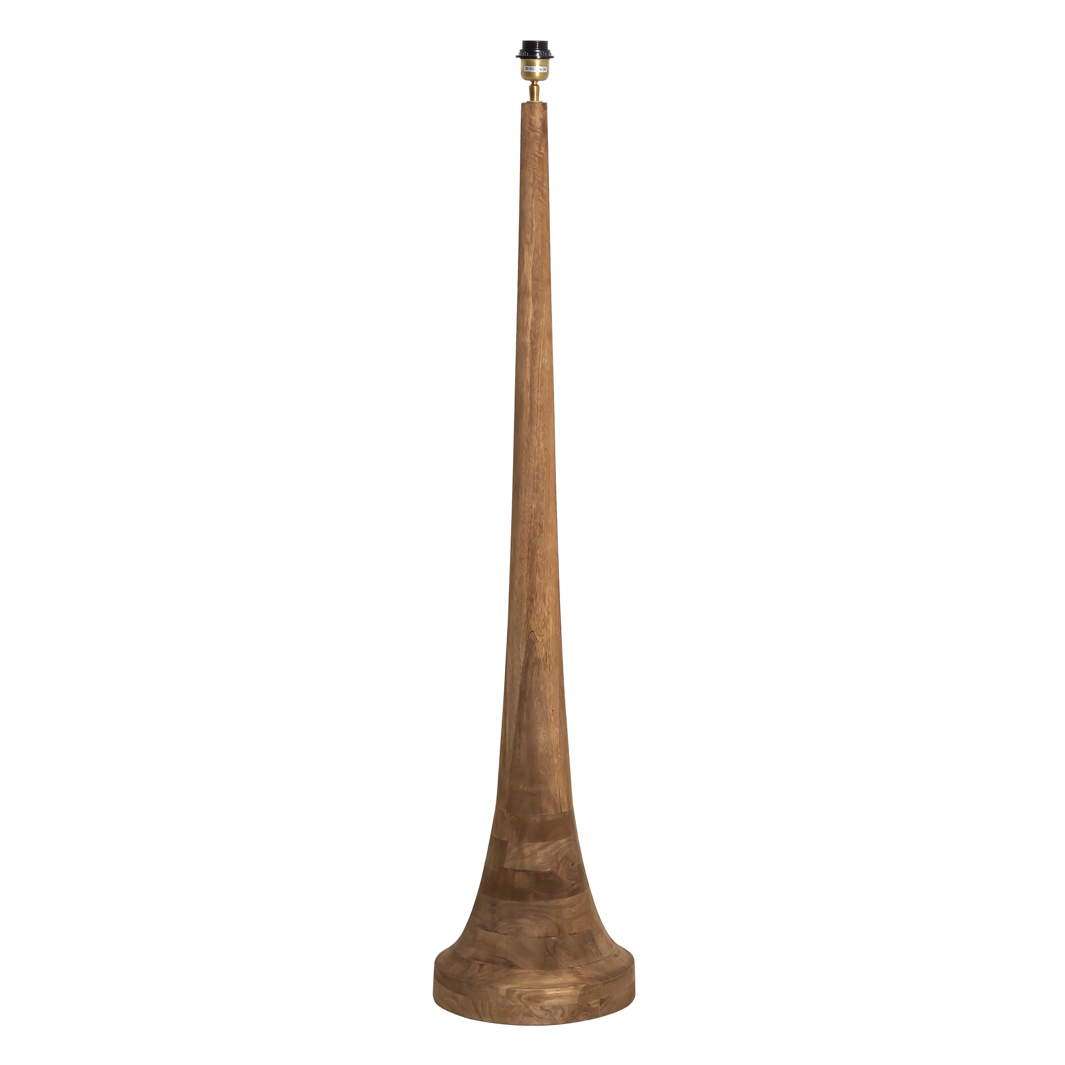 Lampe sur pied en bois de manguier Albane
