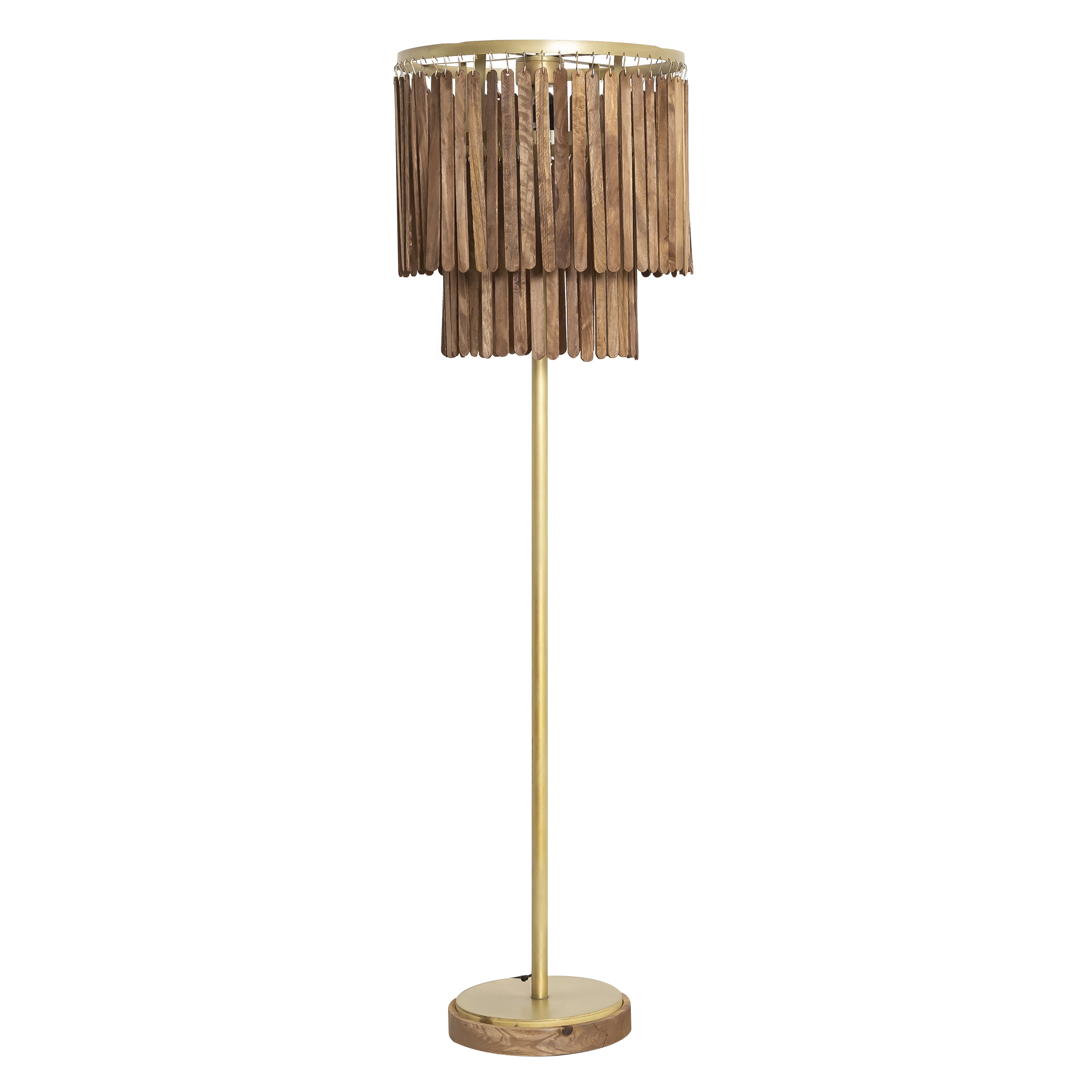 Lampe à pied de salon 170 cm - Lampadaire avec support en acier