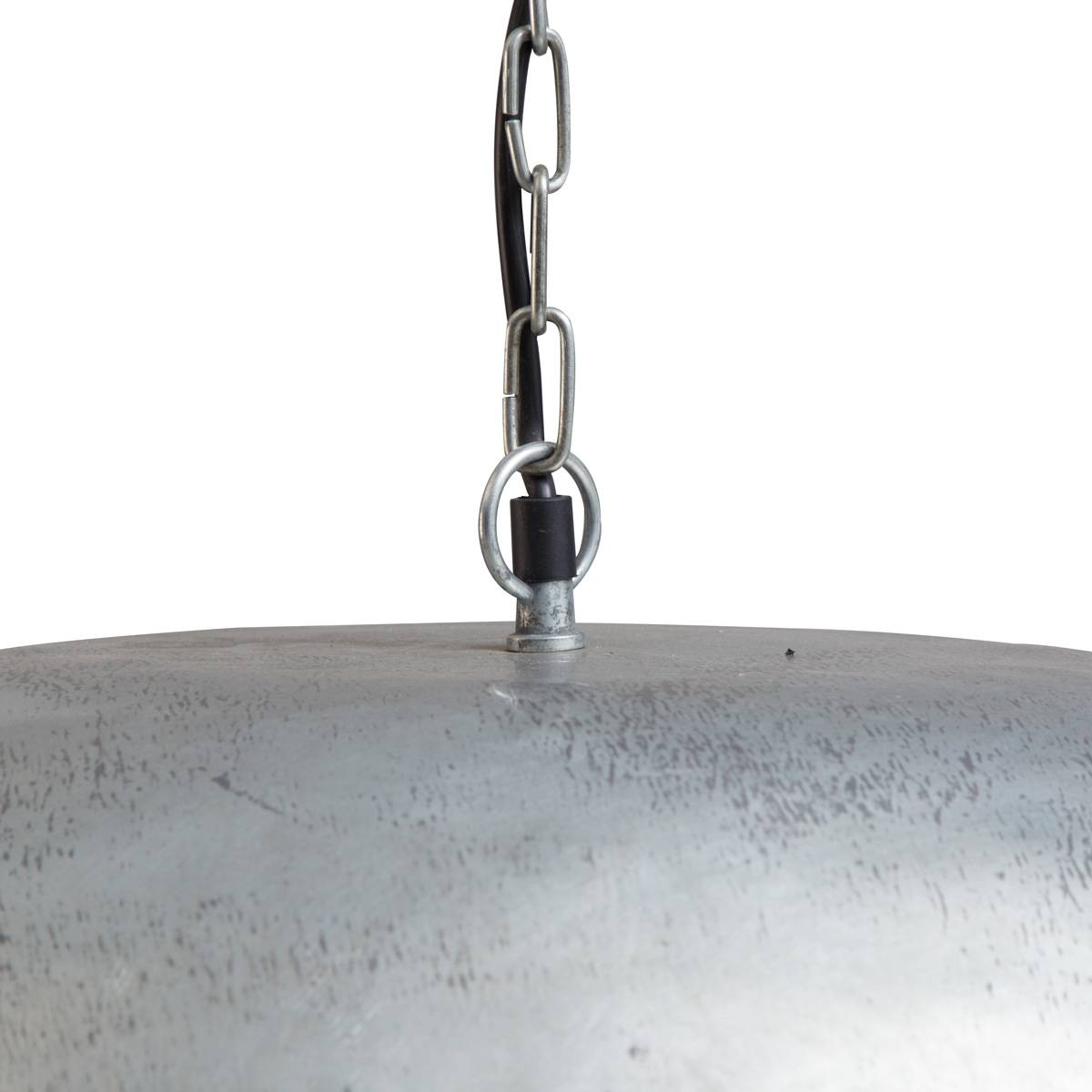 Suspension métal gris 50cm