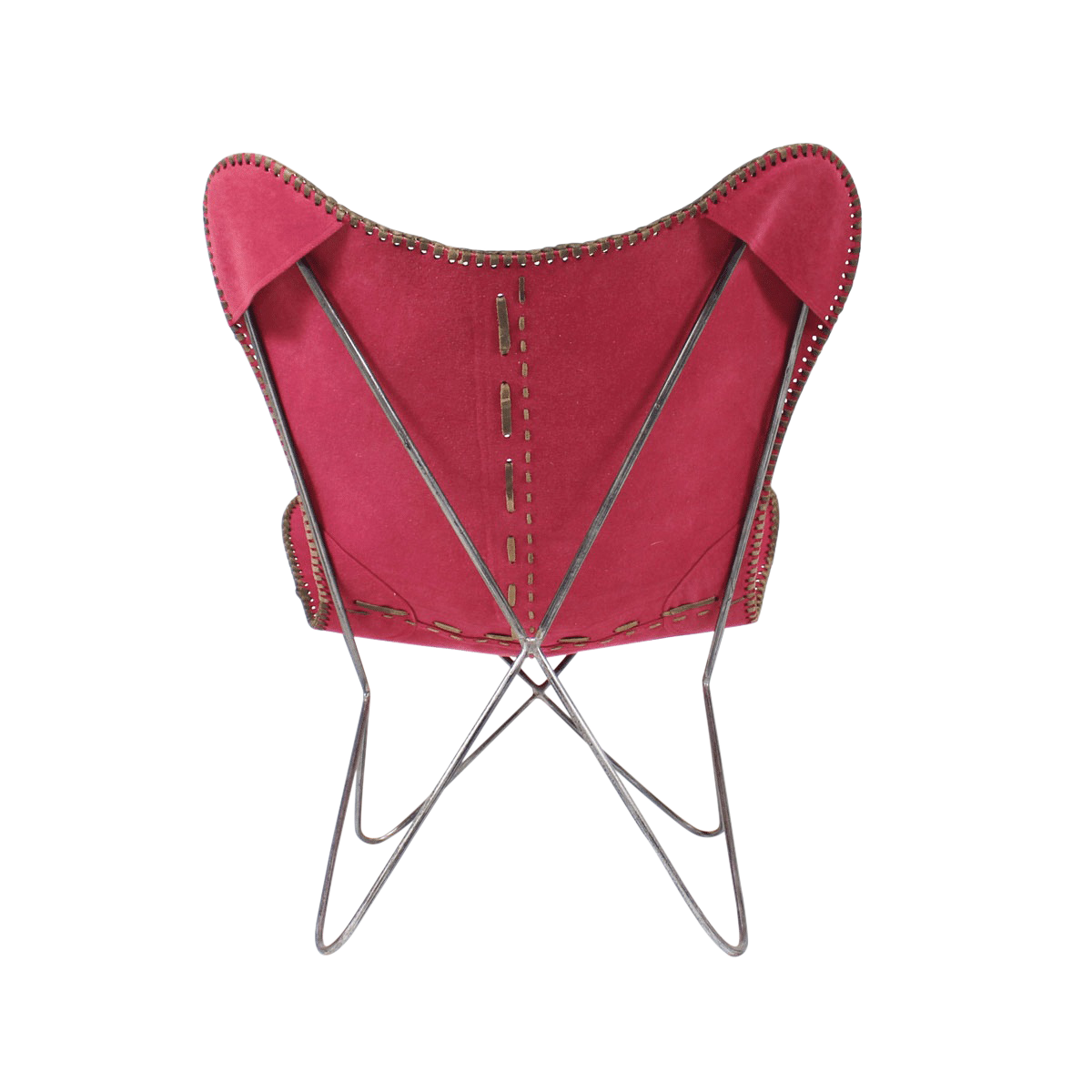 fauteuil en toile rose