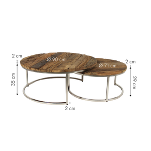 table basse bois dimensions