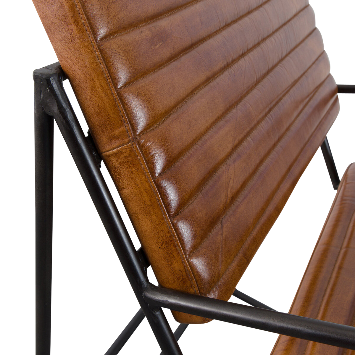Rocking-chair industriel confortable