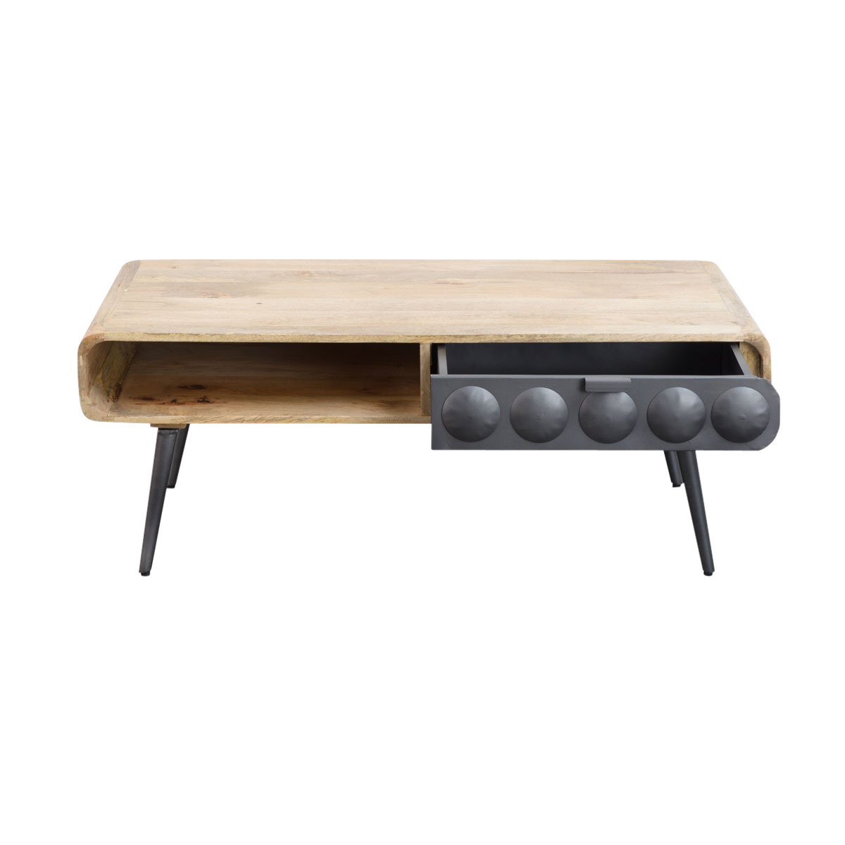 table basse 1 tiroir 1 niche rangement