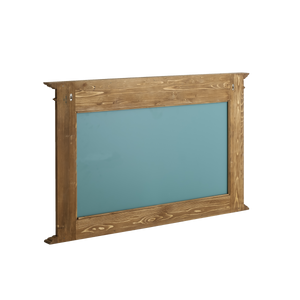 Miroir en bois de pin ciré miel Manel