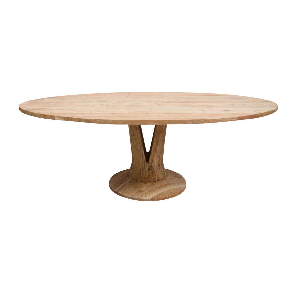 table ovale en bois 8 personnes