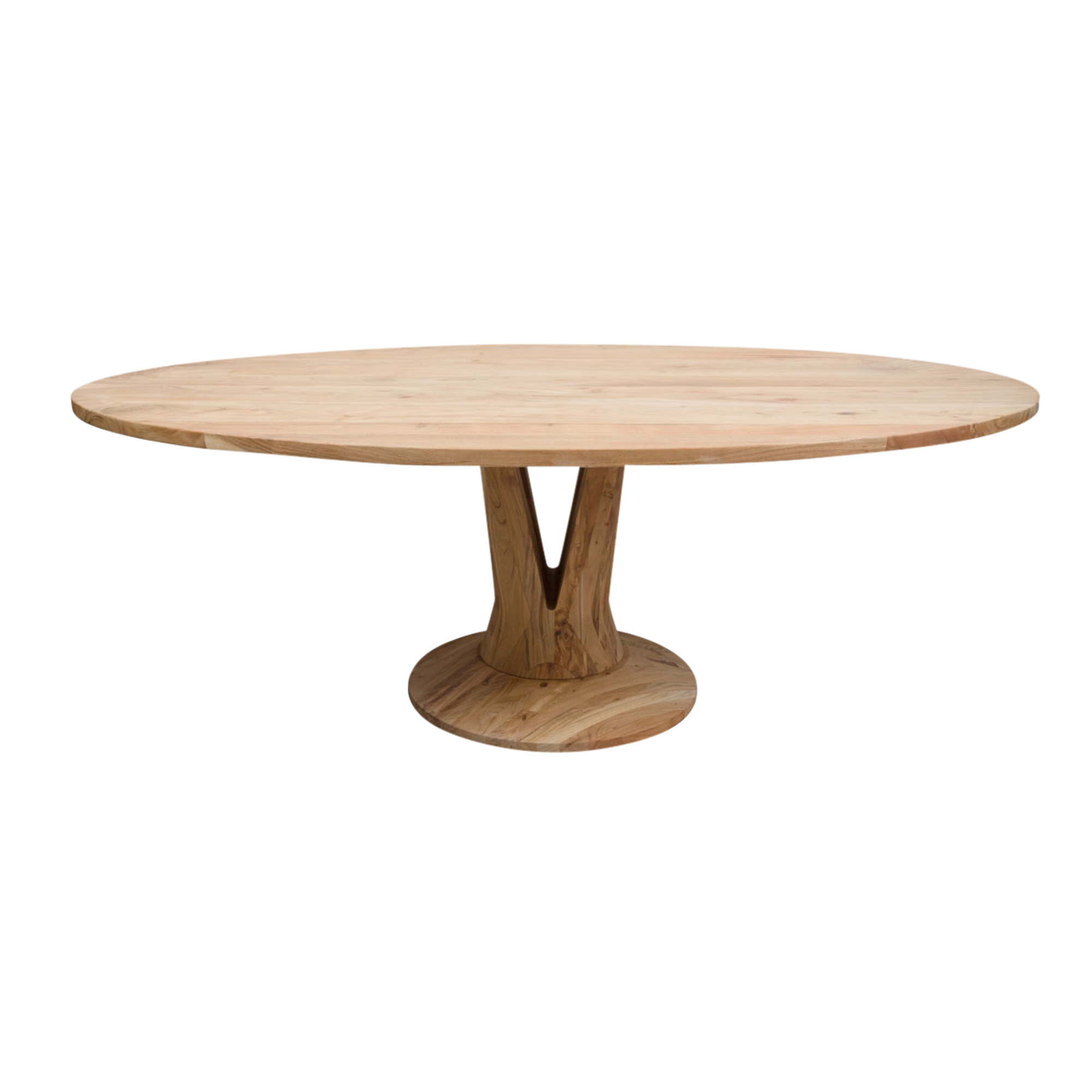 table ovale en bois 8 personnes