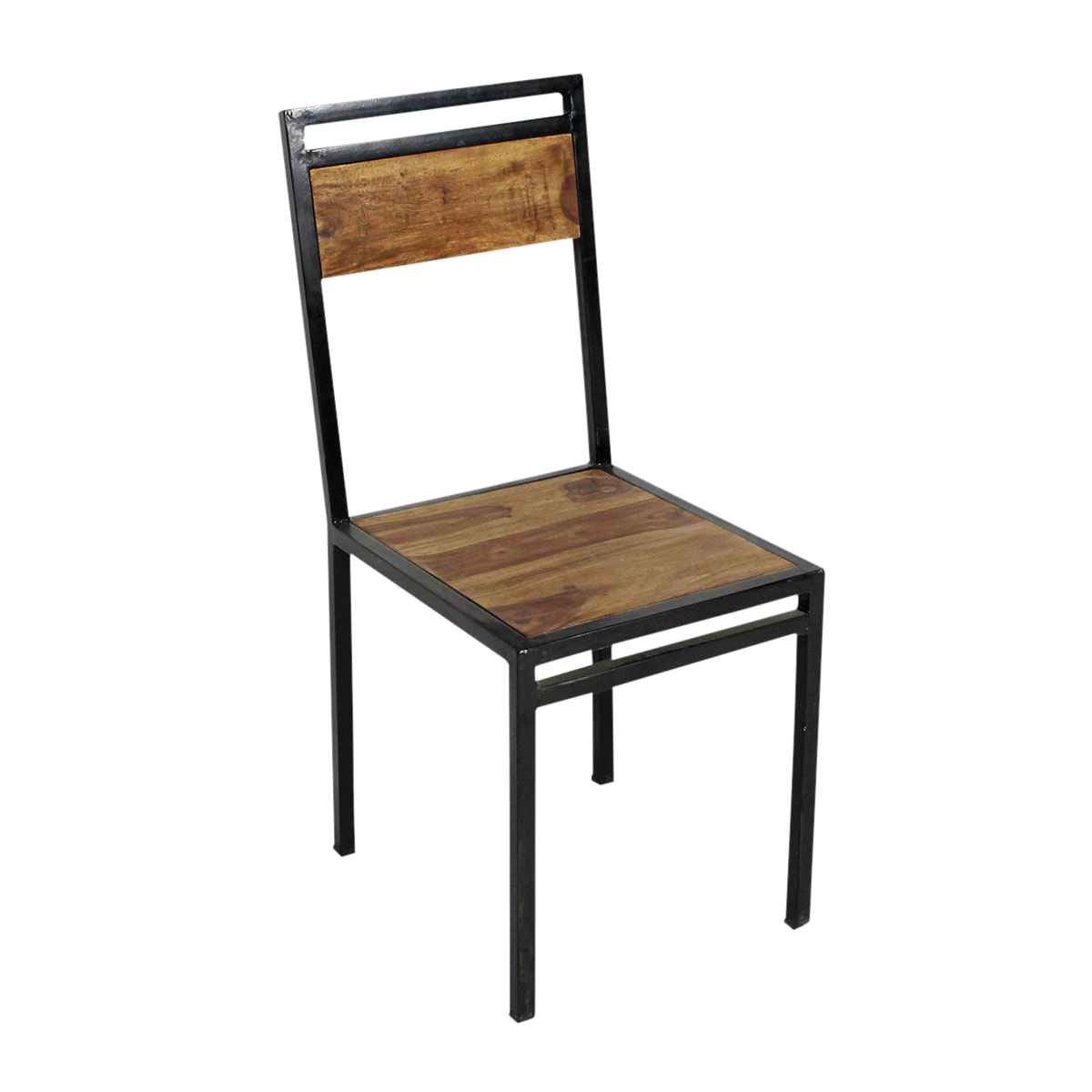 chaise bois et metal