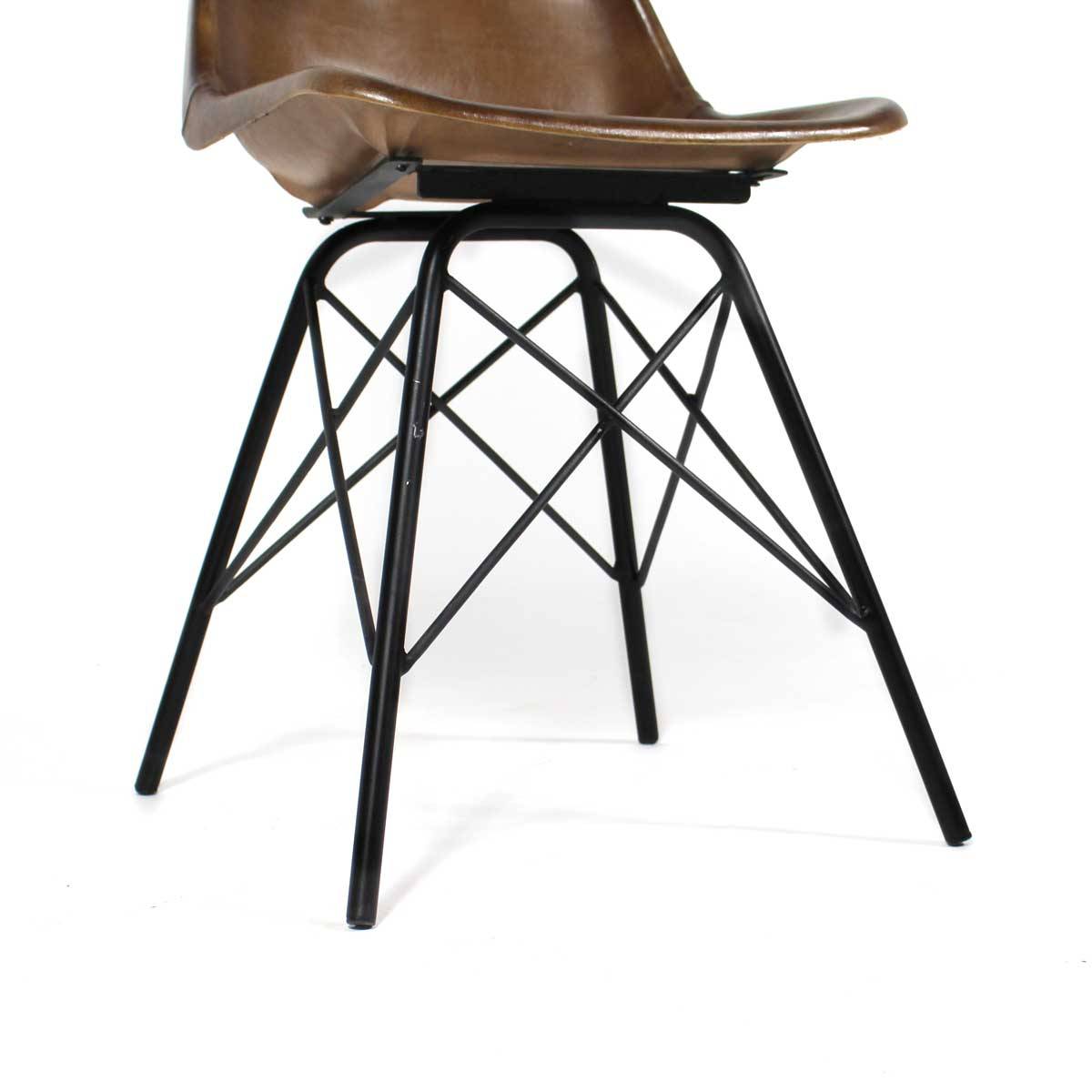 chaise vintage cuir