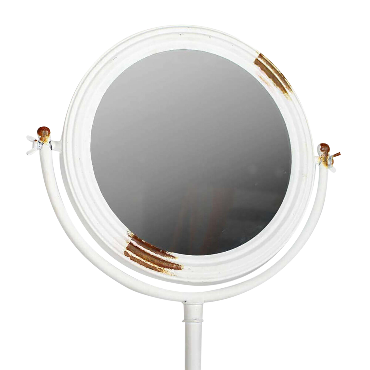 Miroir style industriel blanc