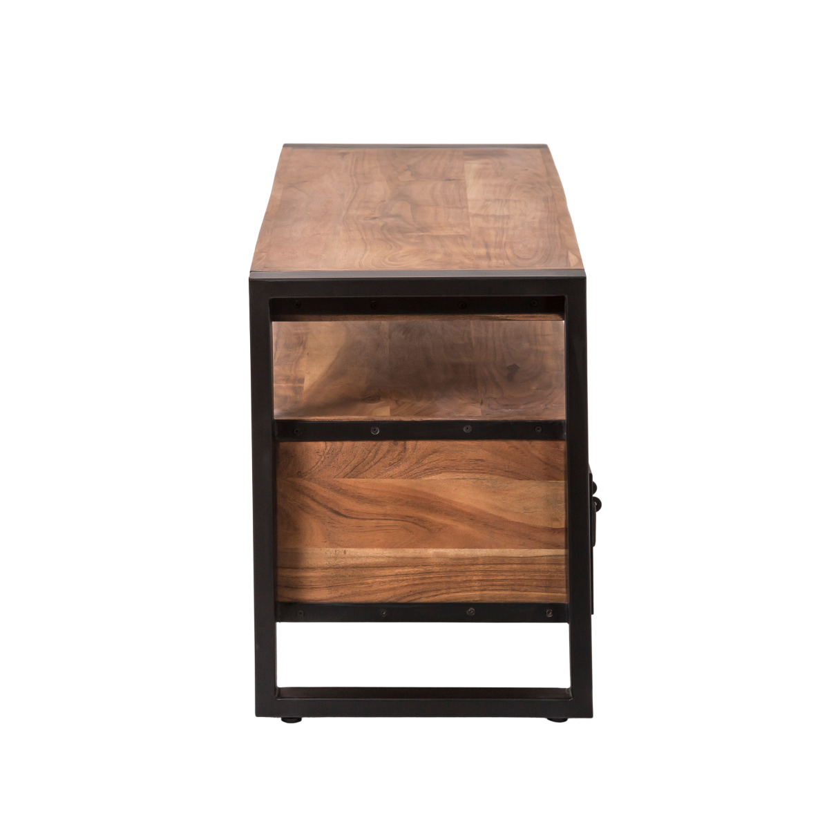 Meuble TV en bois d'acacia 112 cm Havana