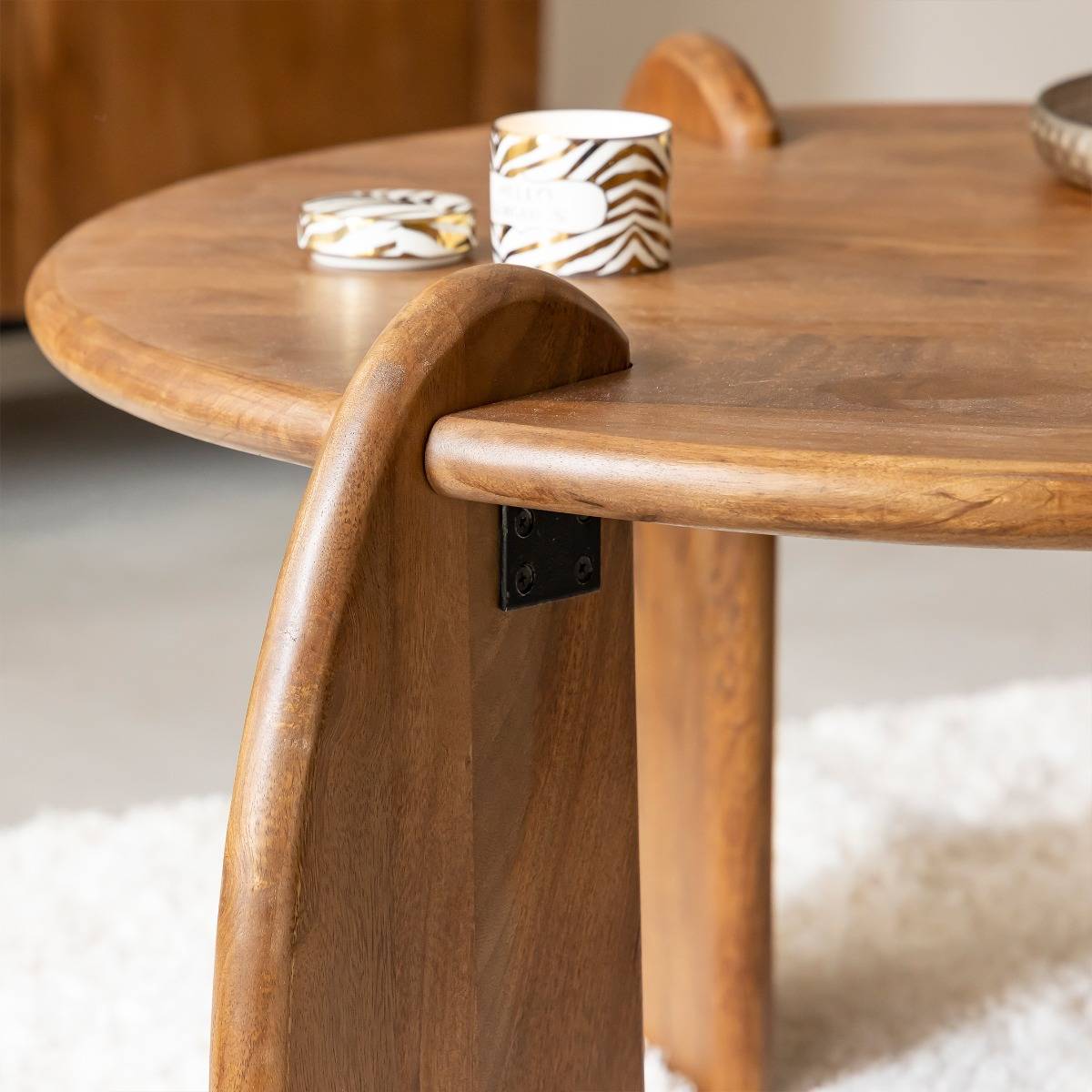 Table basse en bois de manguier Azure