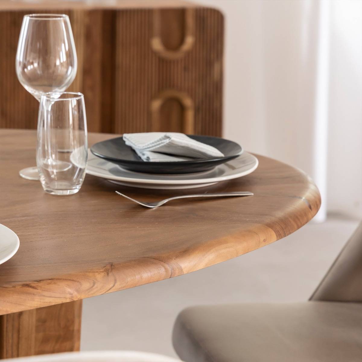 Table à manger en bois d'acacia Azure