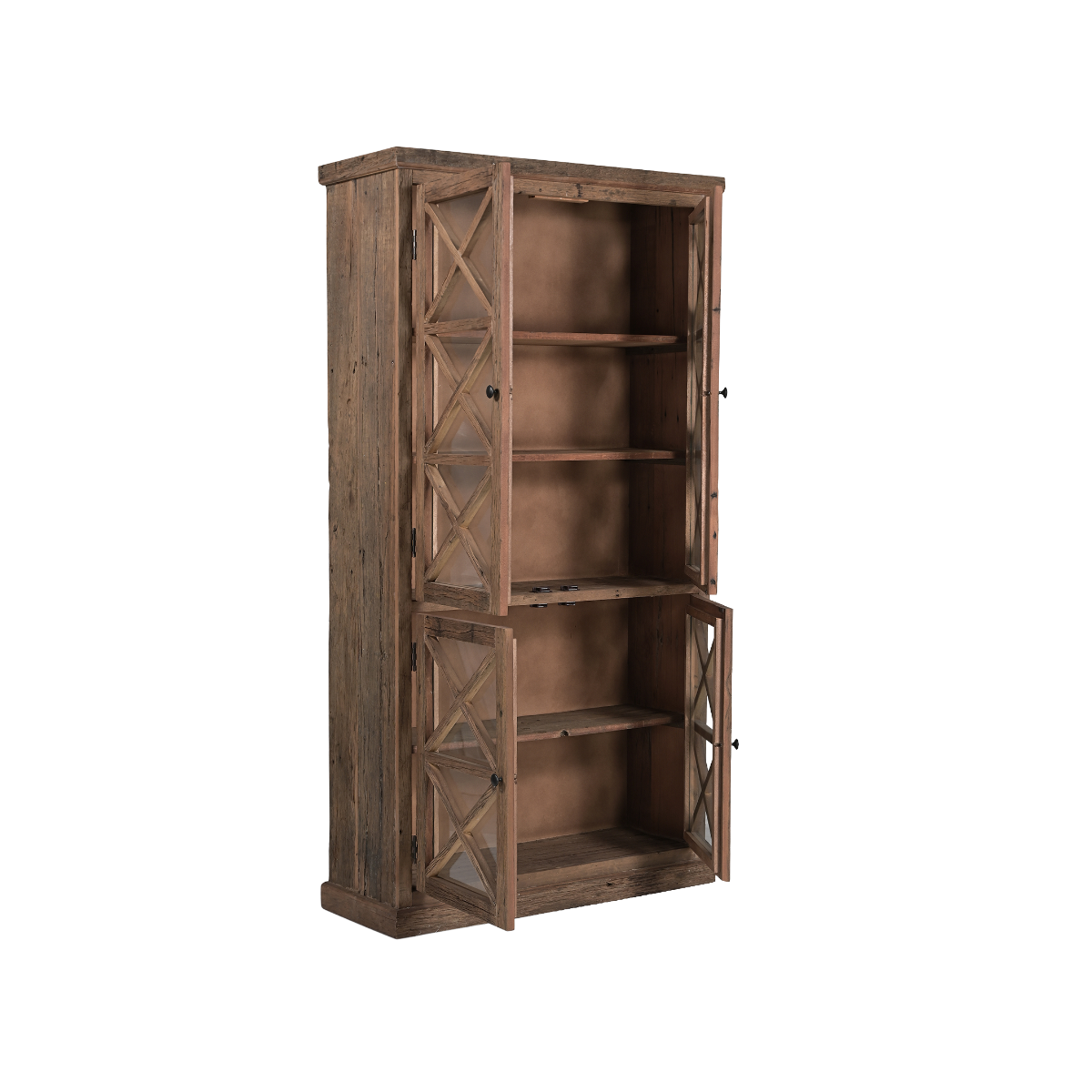 Vitrine en bois recyclé Capucine