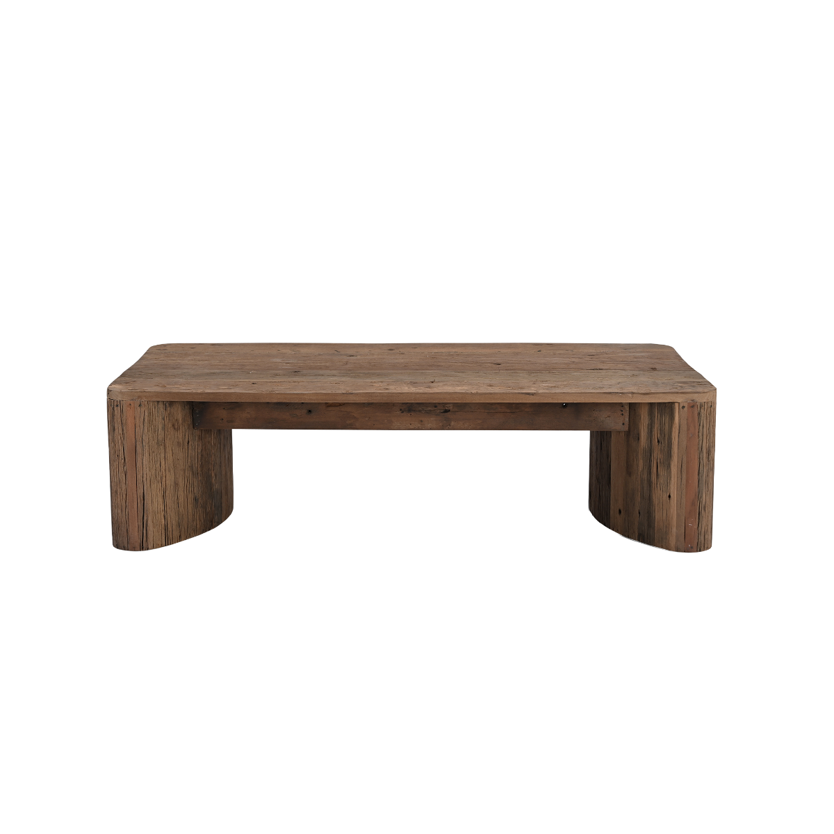 Table basse rectangulaire en bois recyclé Capucine